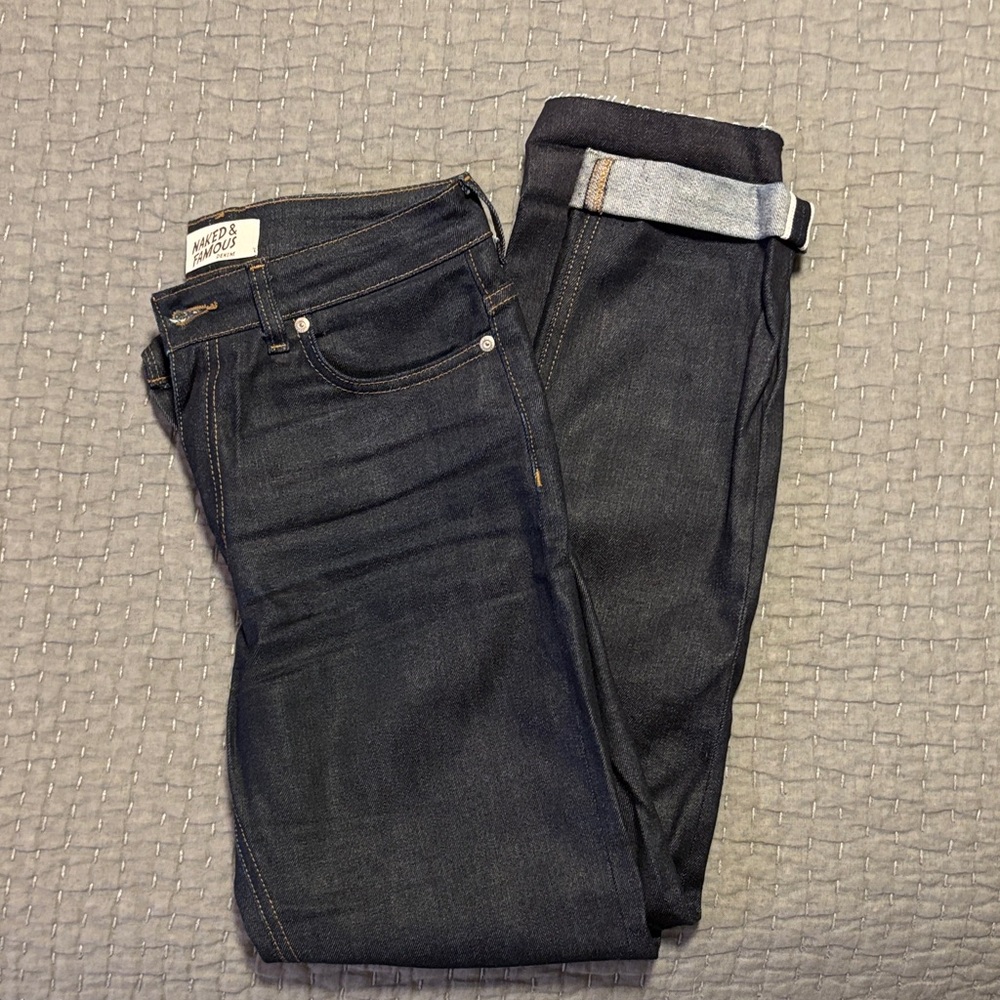 Naked and Famous High Skinny denim
